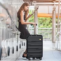 Amazon.com | MGOB 24 Inch Luggage with Spinner Wheels, Hard Shell
